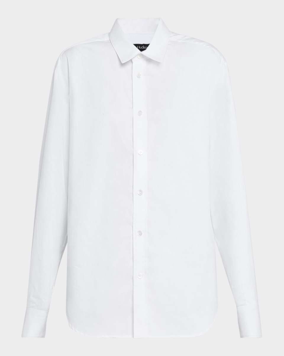 Men's-Inspired Button-Up Shirt